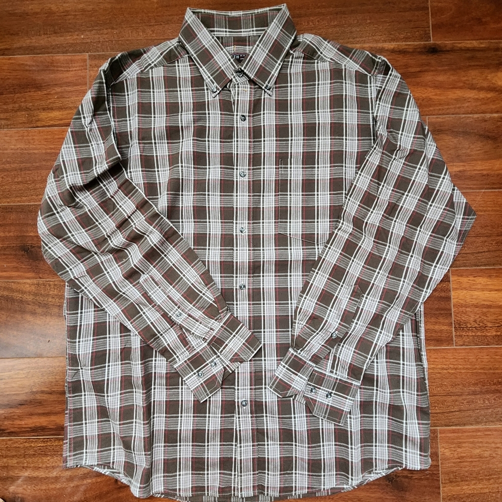 NEW Men's North Route Plaid Shirt
